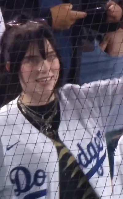 Dancing at the Dodgers game 2