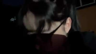 dark haired goth bitch suckin dick 