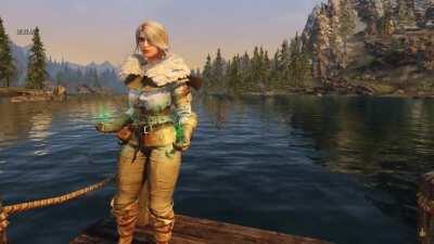 The Lady of space and time