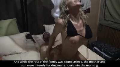 When you have a secret relationship with your mom and nobody knows about it just keep on fucking your mom and put a baby inside her