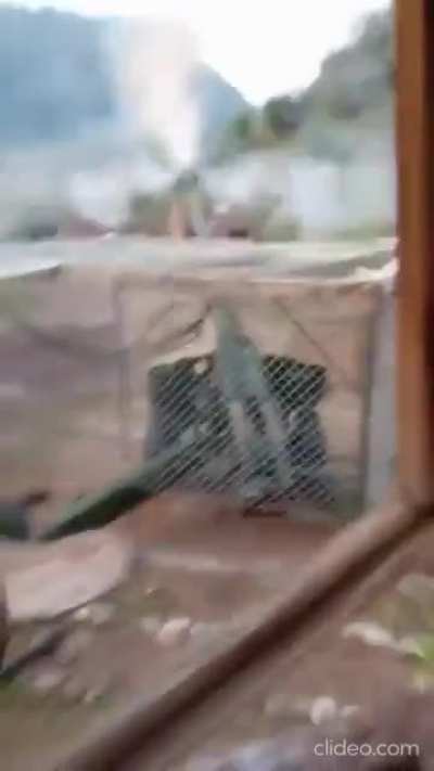 Pakistani howitzers and artillery guns were firing from the civilian areas.