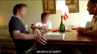 This dad revealing his lottery win slowly to his sons