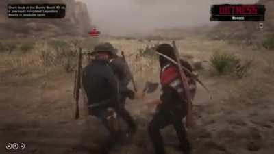 Never interrupt a brawl