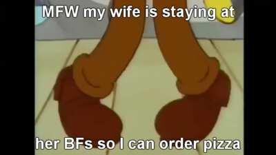 I'ma get stuffed crust