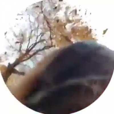 Ukrainian girl almost hit by missile while livestreaming