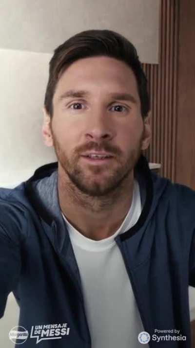 Messi saluda al Cristian 😱