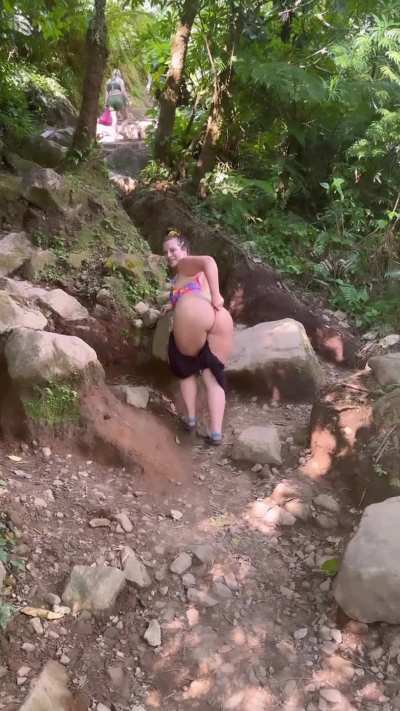 POV you're behind me on the hiking trail and I want you to carry me the rest of the way