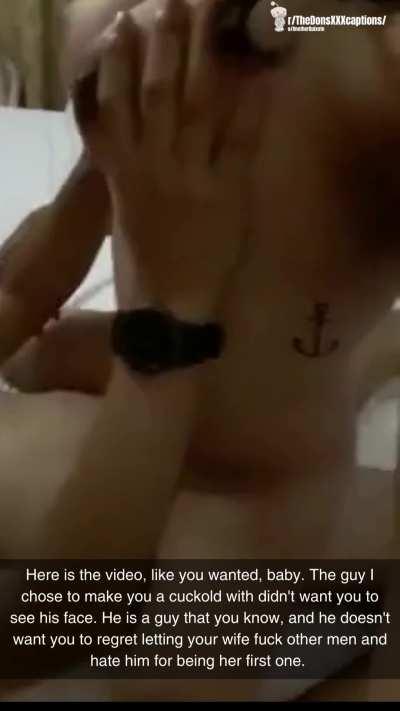 Would you get curious? Demand to know who fucked your girl?