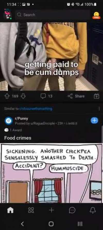 My feed almost entirely made up of things I have not subscribed to.