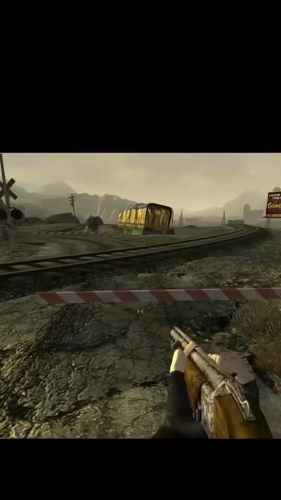 We gotta wait for the train...