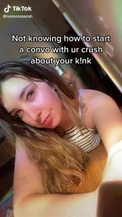 Just one more of Sarah for now. She takes her kinks seriously 😳