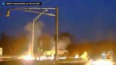 How not to pull down an electrical wire (reuploaded)