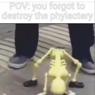 This post was made by the lich gang