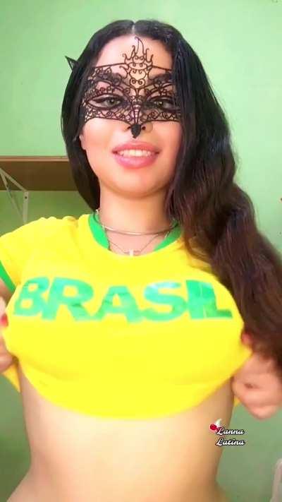 Brazilian melons under my Brazilian jersey