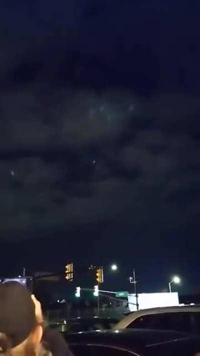 Lights in the sky are angles.