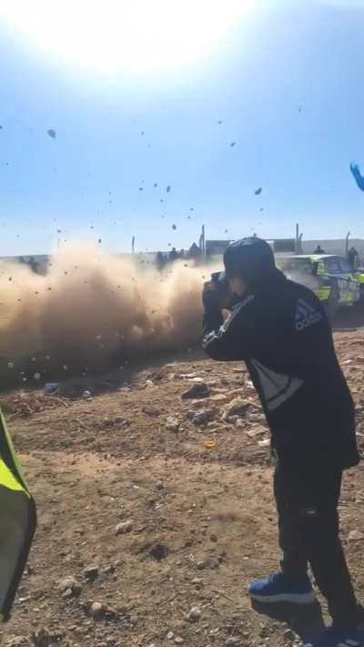 Lo importante que es saber donde colocarse a la hora de ver un tramo de rally, visualizado.