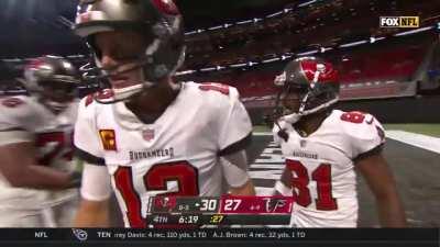 Brady and AB after today's game.