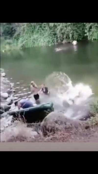 When you jump from too far away