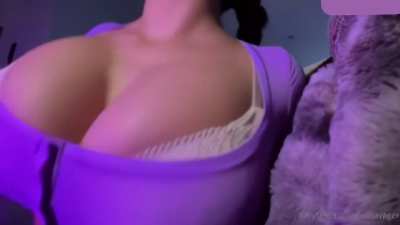 Gina Savage Boob Play