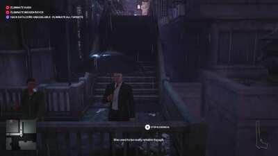 Found Hitman making small talk, absolutely wholesome moment.