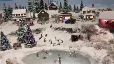 My dad pivoted from model planes to trains this pandemic and I’m completely blown away by what he’s done.