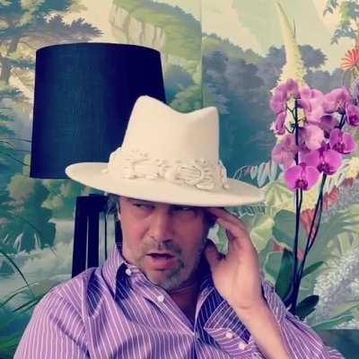 I see your Ian Brown and raise you JayKay from Jamiroquai singing 'Lockdown' to David Bowie's 'Let's Dance'. Comedy Genius.