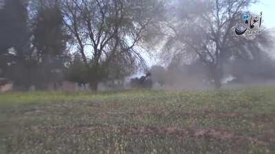 Video released by Amaq News Agency of clashes between IS and the YPG in the countryside of northern Hasakah [Syria] (April, 2015)