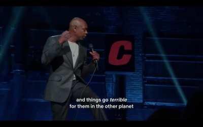 Dave Chappelle with the Analogy 