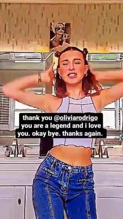 Dancing to Olivia Rodrigo