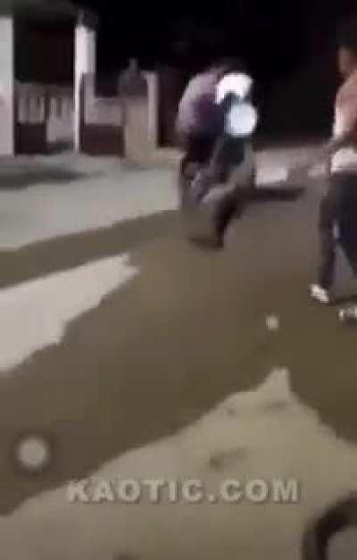 Damnnn I don't think he's waking up.