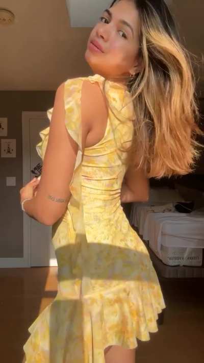 Yellow Dress Fit Check