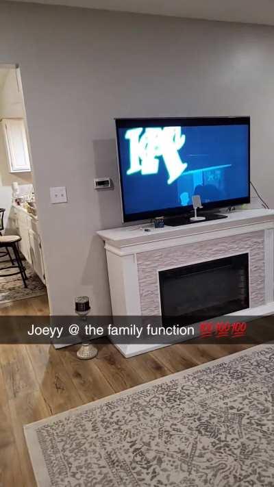 Joeyy @ the family function