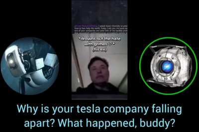 GLaDOS and Wheatley roast Elon Musk