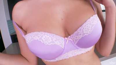 Valentina Nappi in Purple Lingerie