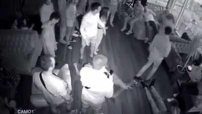 Abrupt chaos at a party