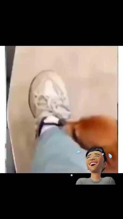 mocking some tied up dogs?