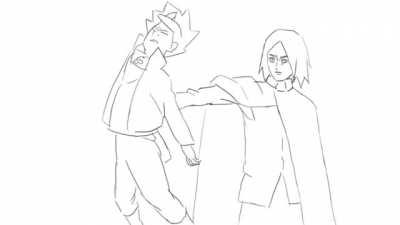 This is the Saske from Naruto Shippuden, not the fake one from Boruto The Nerf Old Generation