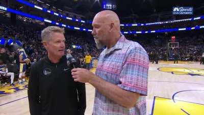 [Highlight] Steve Kerr's Turn to Get Asked by Tom Tolbert on His Favorite Animal: 