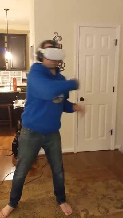 My GF Narrated my Wholesome Game of Pistol Whip While I Wasn't Listening...