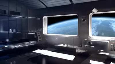 Space Station Zoom Background