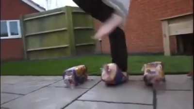 Had a customer with a five loaves two fish shirt on at work and this was all I could think of. It took alot not to laugh