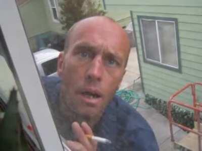 Methany goes to the wrong house.