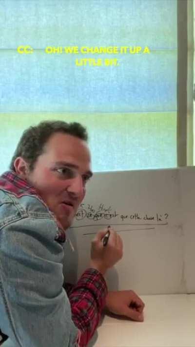 The accuracy as a French learner scares me