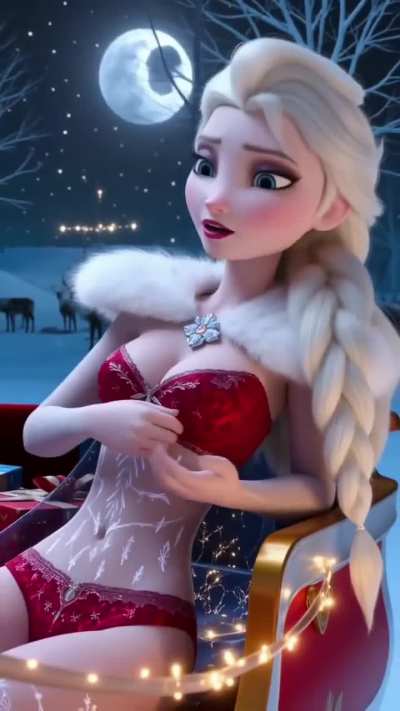 Christmas Elsa by “Perfection Studio AI” ❄️