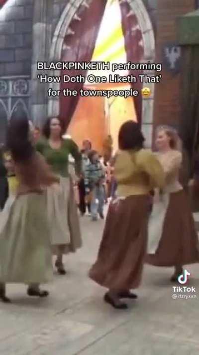 Wenches in the Coven universe dancing in worship so Coven Morgaga will give them clear skin and tiny waists