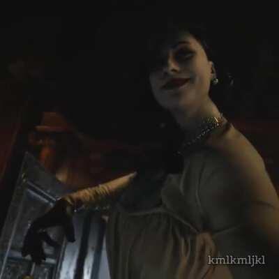 Tall lady from resident evil