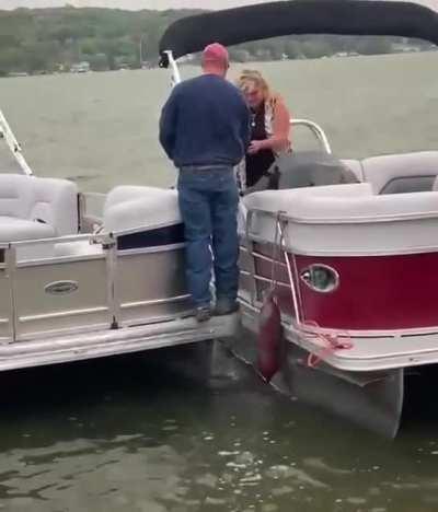 WCGW proposing from a separate boat