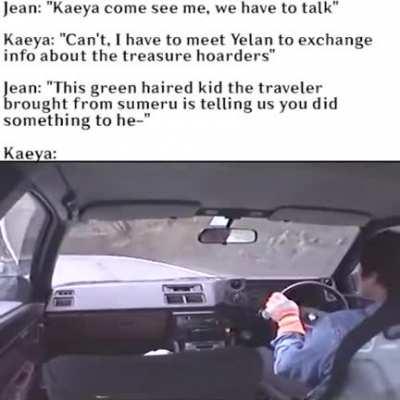 Man's gotta keep his job