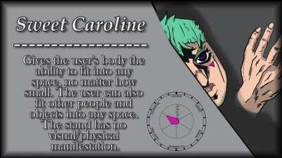 Eye catch for a stand I made,「Sweet Caroline」