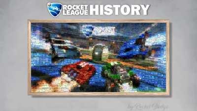 A Rocket League Mosaic I made from 2000 screenshots